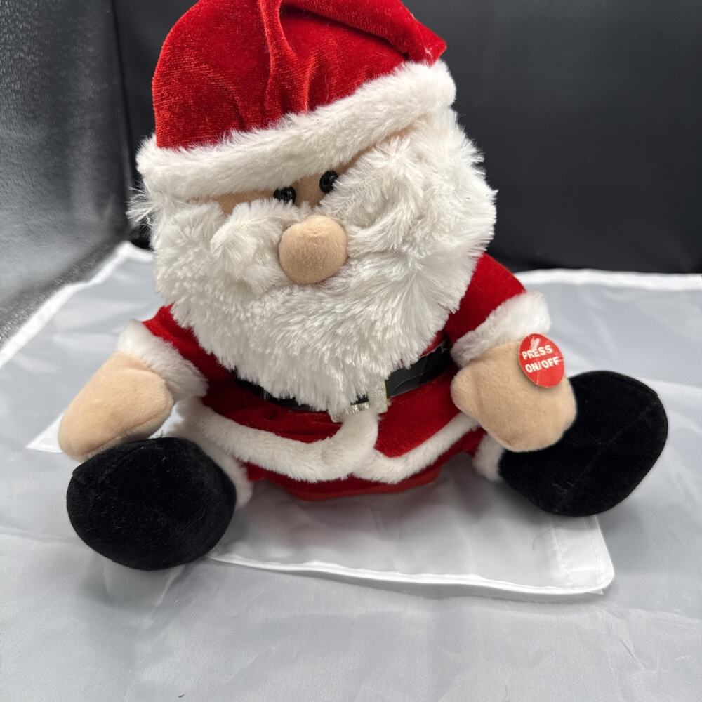 vintage 40cm animated Santa Claus collectible figurine, Plays Walking In The Win
